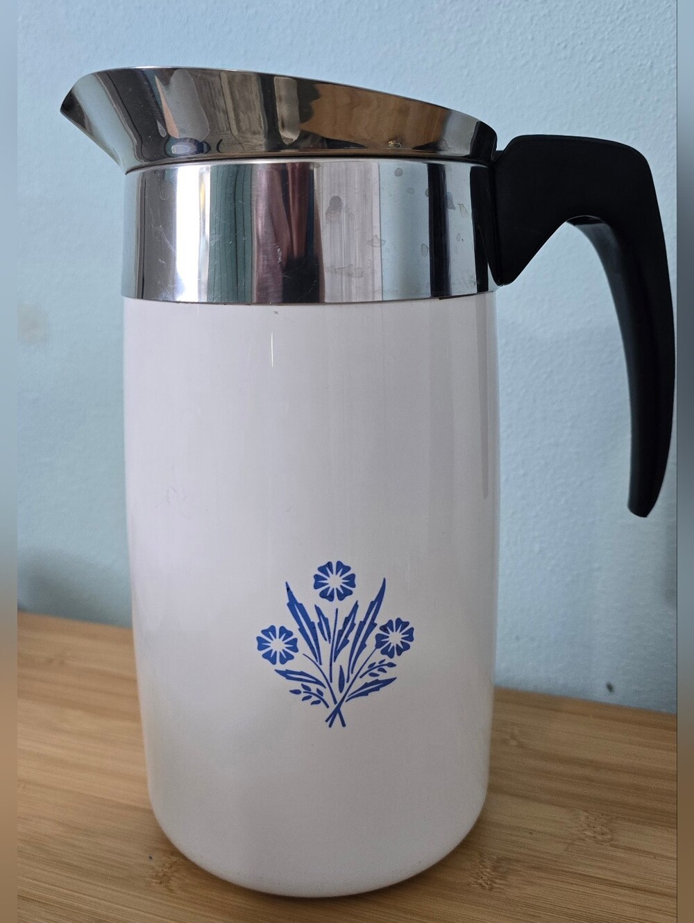Corningware Percolator Blue Cornflower MCM 10 Cup Coffee Replacement